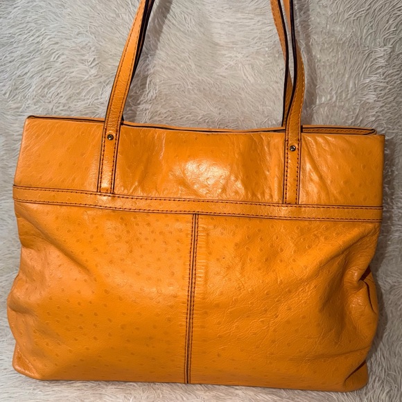 Kate Spade New York Windsor Square Gabrielle Ostrich Embossed Leather Tote - Picture 4 of 16